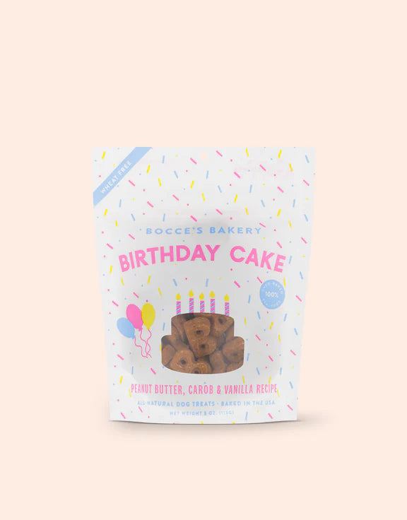 Bocce's Bakery Birthday Cake Dog Biscuits