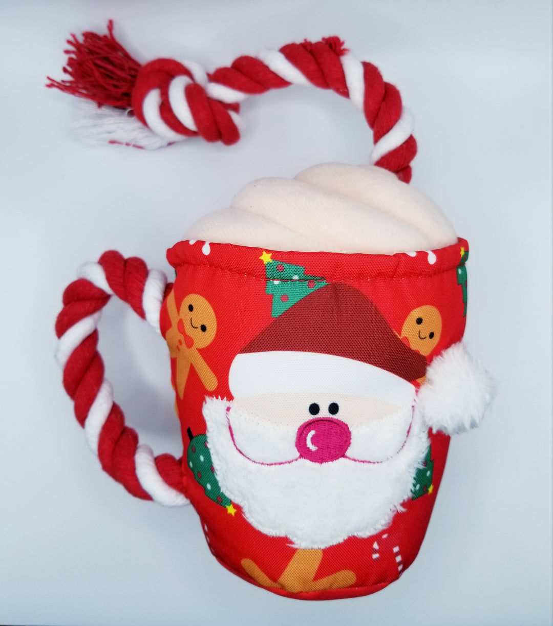 Santa Mug Rope Plush Toy