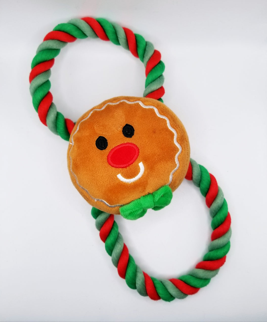 Gingerbread Plush Rope Toy