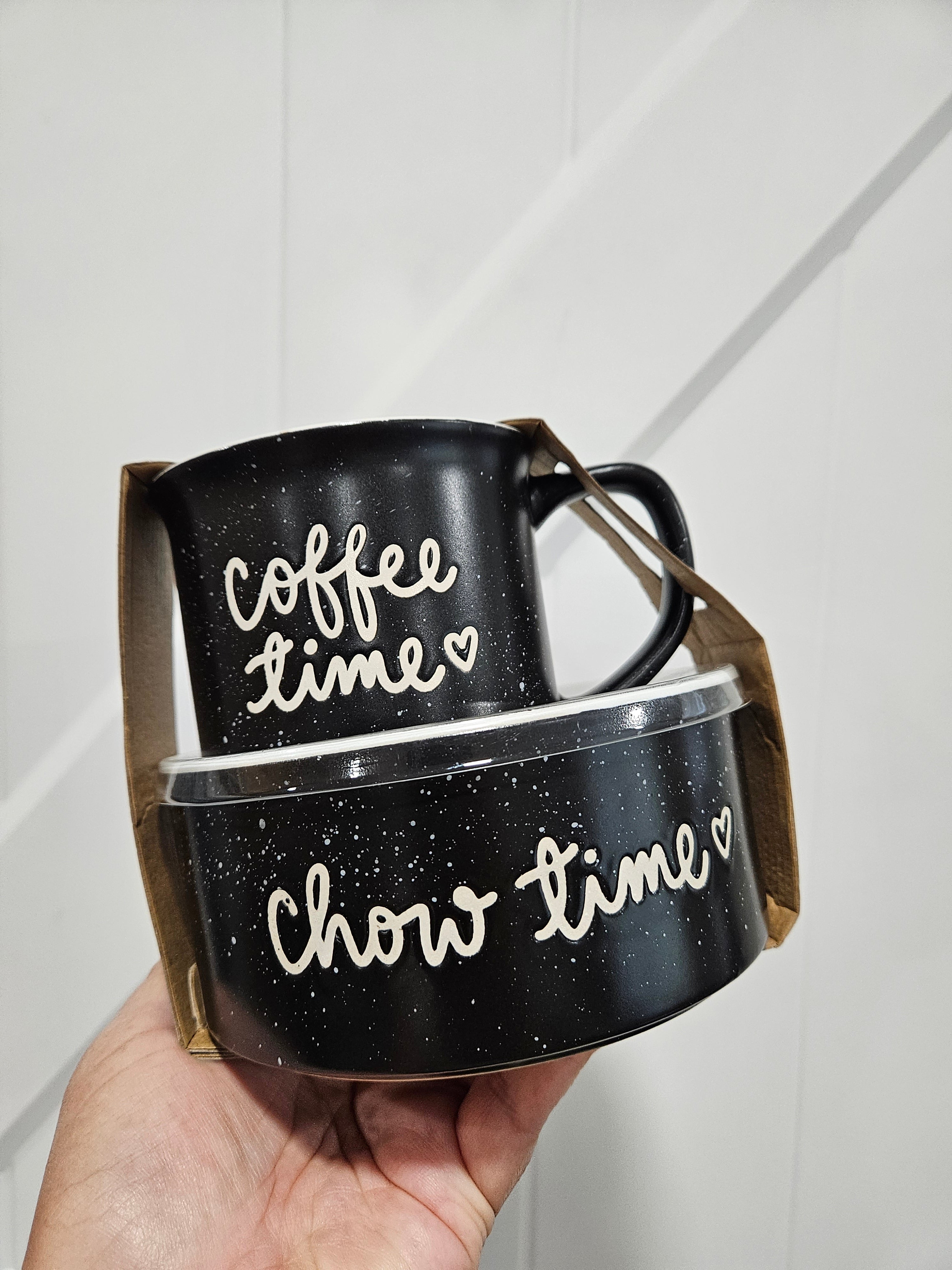 Coffee time chow time set