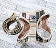 Burberry faux harness and leash set