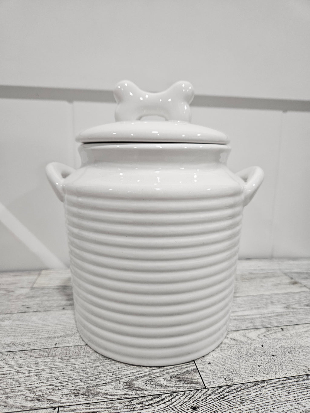 Ceramic Dog treat jar