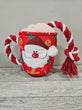 Santa Mug Plush Rope Toy