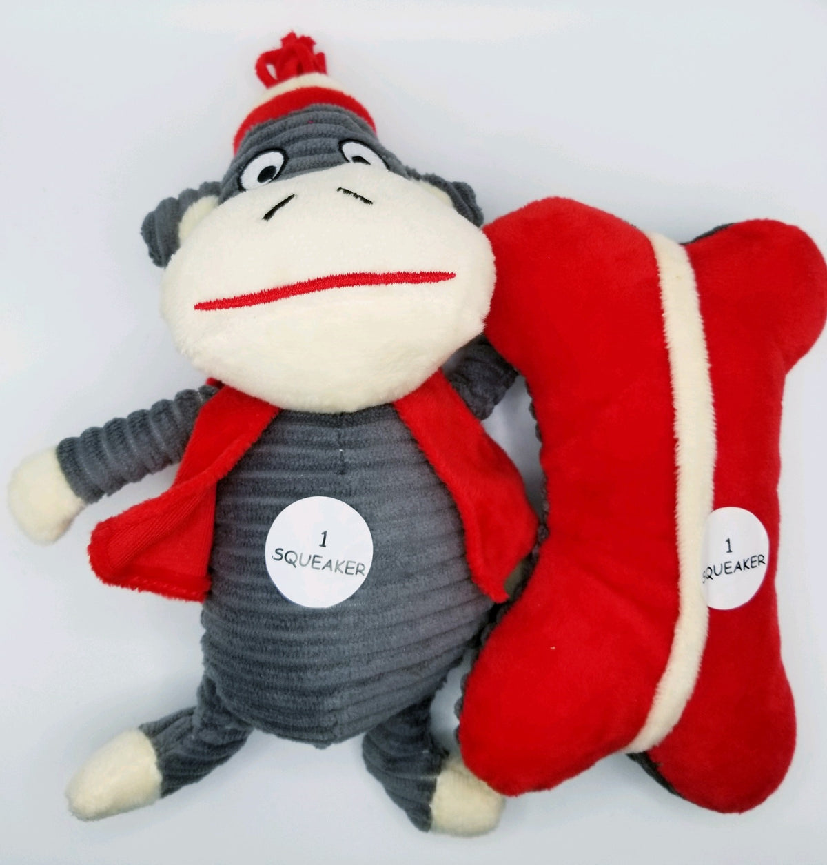 Monkey & Bone 2 Piece Plush Set