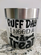 Dog Glass Treat Jars